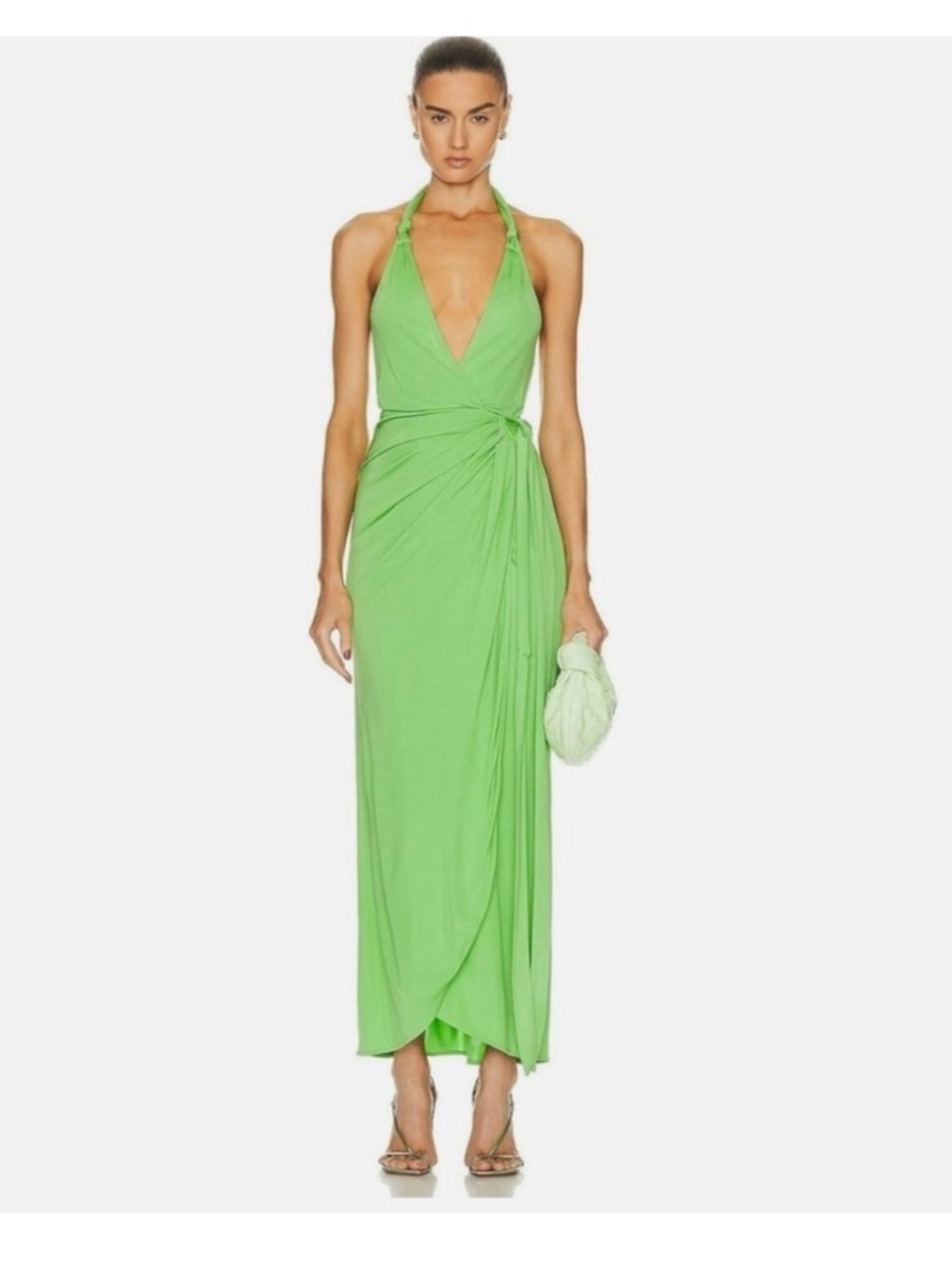 NWT Staud Green Maxi Dress